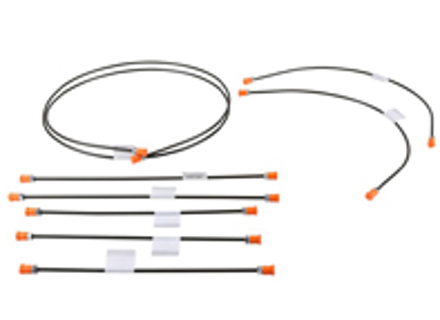 Remleiding set. Porsche 356 B-T6 - 64442313, 64442314, 69535260100, 69535260201, 69535260500, 69535260600 - 1661501110