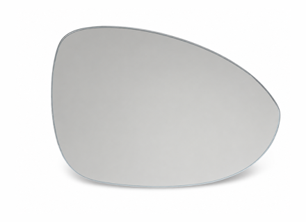 Door mirror glass (Convex), Right for LHD. Porsche 9YA Cayenne 2018>> / 95C Macan-e 2024>> - 9Y1857522 - ZJ-7146-R