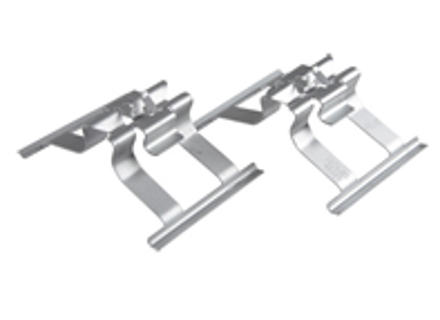 Federclip-Kit für Bremsbeläge. Porsche 958 Cayenne - 7PP615269 - 1164004310