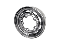 15' Chrome Steel Rim - 4.5x15', 5x205 PCD, ET25 - for Porsche 356 A & 356 B 1956-1963 - 6446810110, 6446810111 - 644 681 01 11