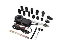 Antena eléctrica cromada, base 28mm. Porsche 911 1963-89 - EQ035100, 1600900100