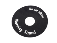 Sticker, emergency light switch, English. Porsche 911/912 - 90161362902, 1601501900 - JG.629.02, 1601501900