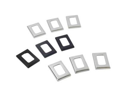 Window switch surround Aluminium. Porsche 911 / 964 / 993 - 9646136210001C, 9646136210101C, 91161362103, 91161362104 - TK Z 80-3, TK Z 80-2, TK Z 80-1