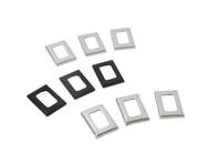 Window switch surround Aluminium. Porsche 911 / 964 / 993 - 9646136210001C, 9646136210101C, 91161362103, 91161362104 - TK Z 80-3, TK Z 80-2, TK Z 80-1