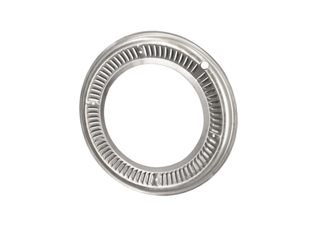 Cerchio in acciaio con anello ornamentale da 16". Porsche 356 pre A - 35668108, 356 68108, 356 68118, 35668118 - 356-A DECOR RING