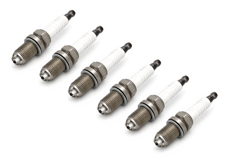 Spark plugs, SET OF 6. Porsche 996 3.4L / Boxster 2.5L, 2.7L, 3.4L S - 99917021890, 99917020791, 0242240587, 0242240578