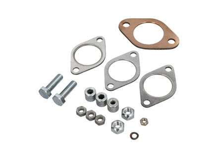Mounting Kit for Heat Exchanger. Porsche 911 1965-76 - 90111119300, 93011119001, 9000760250C, 90007602502, 99908500103, 99908500102, 9000751480Y, 99908400202, N  02214812, 90002800801 - 91011KIT
