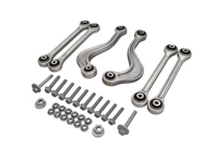 Bovenste en middelste draagarmset achter. Porsche 970 Panamera 2010-16 - 97033104300, 97033104700, 99733121702, 99633121702, WHT007492, 97033121900, 99907285101, 99908444501