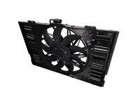 Condotto aria radiatore acqua con ventola. Porsche 970 Panamera Turbo - 97010606153, 97010606155 - CFF553000P