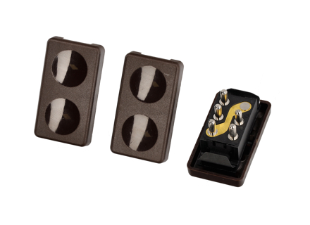 Electric window switch kit brown. Porsche 924 / 944 - 47795962289S, 477958622  89S
