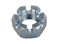 Castle nut M10x1. Porsche 356 - 90007900302, 90007900303