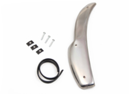 Rear bumper end cap. Porsche 911 1965-69 SWB CARS - 90150525120, 90150525220 - BMP11.3.102, BMP11.3.103, BMP113102, BMP113103, 02252505109, 02152505109