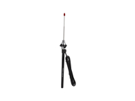 Antenne, Hirschmann stijl, chroom met rode knop. Porsche 356 / 911 / 914 / 924 / 944 / 964 - 64464500100 - 8300900200
