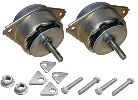 Engine mounts, SET OF 2. Porsche 964 C2 1989-1993 - 96437504900, 96437505000