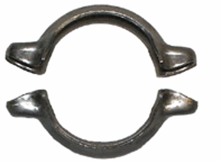 Traversée d'échappement Collier de serrage. Porsche 911 1975-89 - 91111118700, 93011118700 - 1621400210