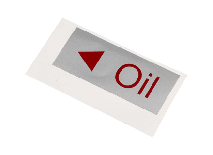 Oil filler flap decal. Porsche 911 - 91170110700 - 1601504000