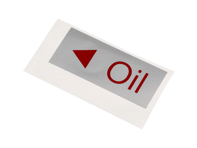 Decalcomania dello sportellino del bocchettone di rifornimento dell'olio. Porsche 911 - 91170110700 - 1601504000