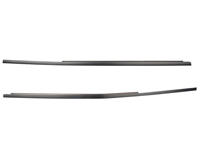 Moulure pour extérieur de porte, Noir. Porsche 911 Coupé 80-86 - 9115314310070K, 9115314320070K