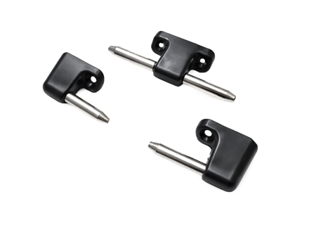 Juego de soportes para parasol. Porsche 914 1970-1976 - 91473132710, 96473131940, 90173132341, 91173101540, 91173132340, 96473132040, 91173101640, 91173132440