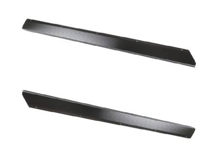 Kit di protezione per soglia porta in alluminio nero. Porsche 911 1965-73 - 90155111550, 90155111650, 90155111551, 90155111651 - 1689815570, 1689815580
