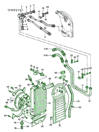 Kit de refroidisseur d'huile de radiateur. Porsche 911 1984-86 - 93020704602, 93020711305, 93020704503, 93020711106, 93020705304, 93011019400, 93020723902, 90015100802, 90091002202, 91120730200, 91120730300, 91155914500, 91155914501, 90015100703, 90018703202, 99951108402, 90037803001, 93020736100, 99992000501, 99959142940, 93020735300, 93020731915, 93020712100, 90002500703, 93020792700, 93020792100, 99951116202, 93020726501, 93060611800, 90012300730, 91162412101, PCG62410400, 99945000602, 99950722902, 90007536302, 99965238100, N0120064