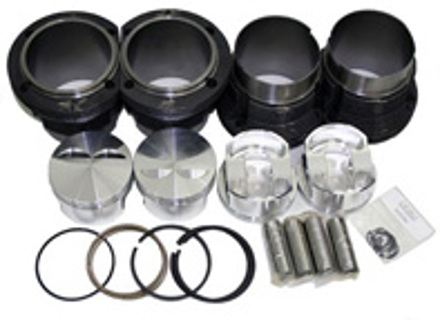 Geschmiedeter JE-Kolben und Liner-Kit 104 mm, 24 mm Stift. Porsche 914/VW Typ 4 - VW104T4JE