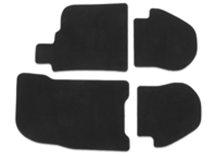 Fußmatten, Schwarz. Porsche 928 1986–96 RHD – Rechtslenker - 000043154205FV, P0059