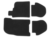 Tapis de sol, noirs. Porsche 928 1986-96 RHD - Volant à droite - 000043154205FV, P0059