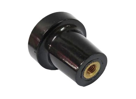 Knob, Fresh Air Flap. Porsche 356 / 356 A / 356 B / 356 C - 64455281001, 64455281001700, 64455281001300 - 644 552 810 01BK, 644 552 810 01