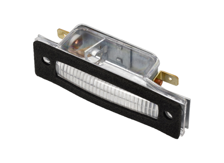 Number plate light. Porsche 911/912 66-73 / 924/ 944 - 90163160101, 90163160100, 477943021A, 477943023 - 1695600100, URO-008405