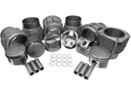 Piston and cylinder kit 84mm, Low comp. Porsche 911  2.2/2.4L - 00891184E, 008 911 84E