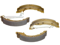Handbrake shoes (set of 4). Porsche 958 Cayenne / 971.2 / Taycan - 114032, 114 032, 95835292500, 9Y0698533AA, 9Y0698533B, 9Y0698533AB, PAB698533B - S65505