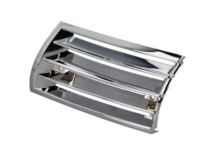 Hupengitter Kunststoff in Chrom-Finish. Porsche 911/912 69-73 - 90155943127, 90155943227 - PS5221C, PS5222C, 9112743-02, 911274-02, 1684500476, 1684500486