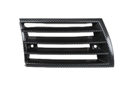 Horn grille, plastic carbon fibre look. Porsche 911 1969-1973 - 91155943103, 91155943203, 90155943127, 90155943227 - 1684500570, 1684500580