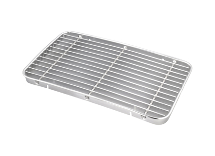 Griglia di ventilazione (SINGOLA) curva per cofano motore. Porsche 356B T6 / 356C T6 - 64455904106, PCG55904106, 6445590410 - 356134-01, 1684551010