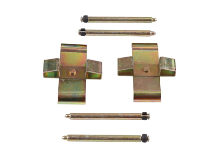 Brake pad retaining springs and pins kit. Porsche 911 >>1973 / 914-6 - 90135191614, 90135191619, 90135199101, 90135195510 - BP PS8844-K, 1664000410