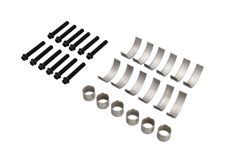Big end bearings, rod bearing shells & bolts KIT Porsche 986 Boxster / 987.1 Boxster / 987C.1 Cayman / 996 / 997.1 - 99610312162, 99610311151, 99710311501