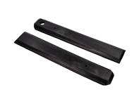 Rear bumper corner rubbers. (SET OF 2)  Porsche 911 / 912 / 930 - 9115050990170A, 9115050990470A, 9115051000170A, 91150509901, 91150509904, 91150510001