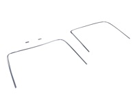 Kit de moulures chromées de lunette arrière. Porsche 911 1965 à 1983 - 64454192106, 90154591220, 90154591120