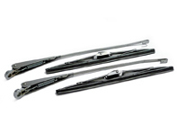 Wischerarm mit Blättern, vorne, 2ER-SET, Silber. Porsche 911 1965-94 - 9500001, 1698301210, 90162893000