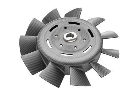 Turbine d'alternateur en fibre de carbone. Porsche 911 (1978-1989) / 930 Turbo (1975-1977). - 93010601201, 93010601200