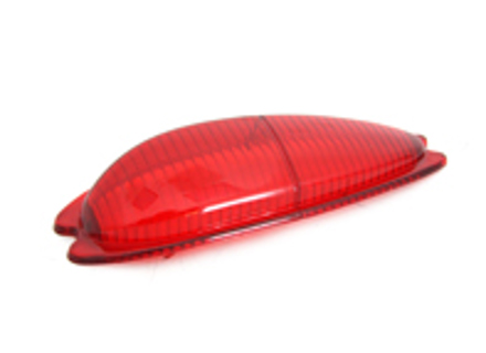 Knipperlichtglas achter, rood. Porsche 356 Amerikaanse specificatie - 64463142200, 64463142100 - JG.421.00, JG.422.00