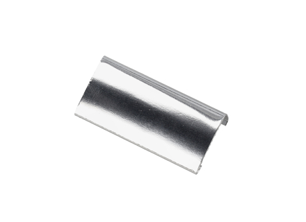 Moulding top centre connector, Chrome. Porsche 914 - 91454121911, 91454121910