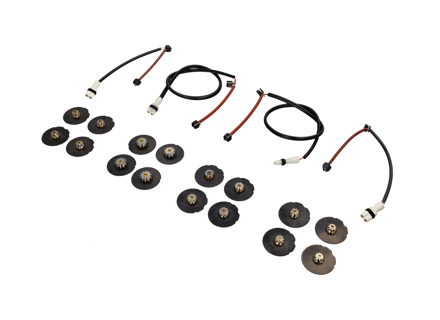 Bremsleitungssensoren und Unterlegscheibenpaket Porsche 928 S4 1988 vorne und hinten - 92861231302, 92861231304, 92861231502, 92861231504, 92835109619, 92835209611, 92835209610, 92835109617