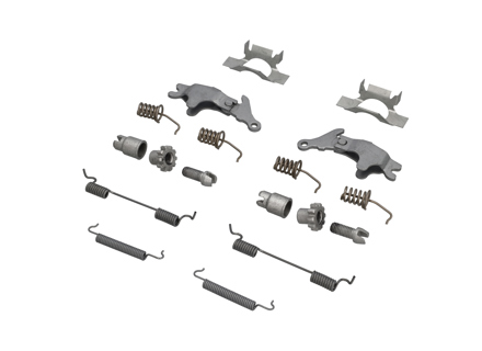 Kit molle ganasce freno a mano. Porsche 997 - 99335207100, 298609723, 99735272101, 298609717, 99735272302, 99735274101, 99735280700, 99335207301, 99335207300