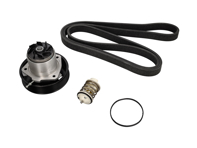 Water pump, belt & thermostat insert kit Porsche 958 Cayenne 3.6ltr - 95810603304, 95810612602, 95810612601, 95810612600, WHT000863, 94610225230, 95810603303, 95810603302, 95810603301, 95810603300, 95510293300