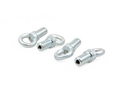 Juego de ganchos de remolque con tuercas de rueda. Porsche 911 / 964 / 993 / 924 / 944 / 968 / 928 - 99918200336