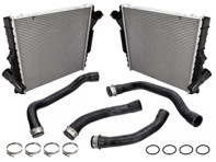 Radiators and pipes replacement kit for 991.2 / 982 Boxster / 982C Cayman - 9P1121251, 9P1121252, 9P1121623, 9P1121624, 9P1121611, 9P1121612, 99951249900, 99610680102