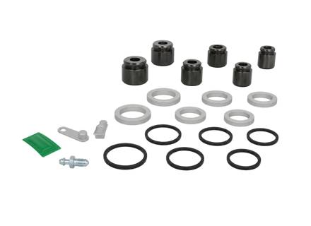 Performance achterremklauwzuiger- en afdichtingsset 28mm, 32mm en 38mm. Porsche 996 / 997 / 987.1 - 99635191501, 99635191500, 95135291700 - 672809