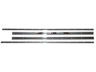 Aluminium dorpelset. Porsche 356 Speedster / Roadster 1950 - 1965 - 64455111700, 64455111900, 64455112000 - 644.551.117.00
